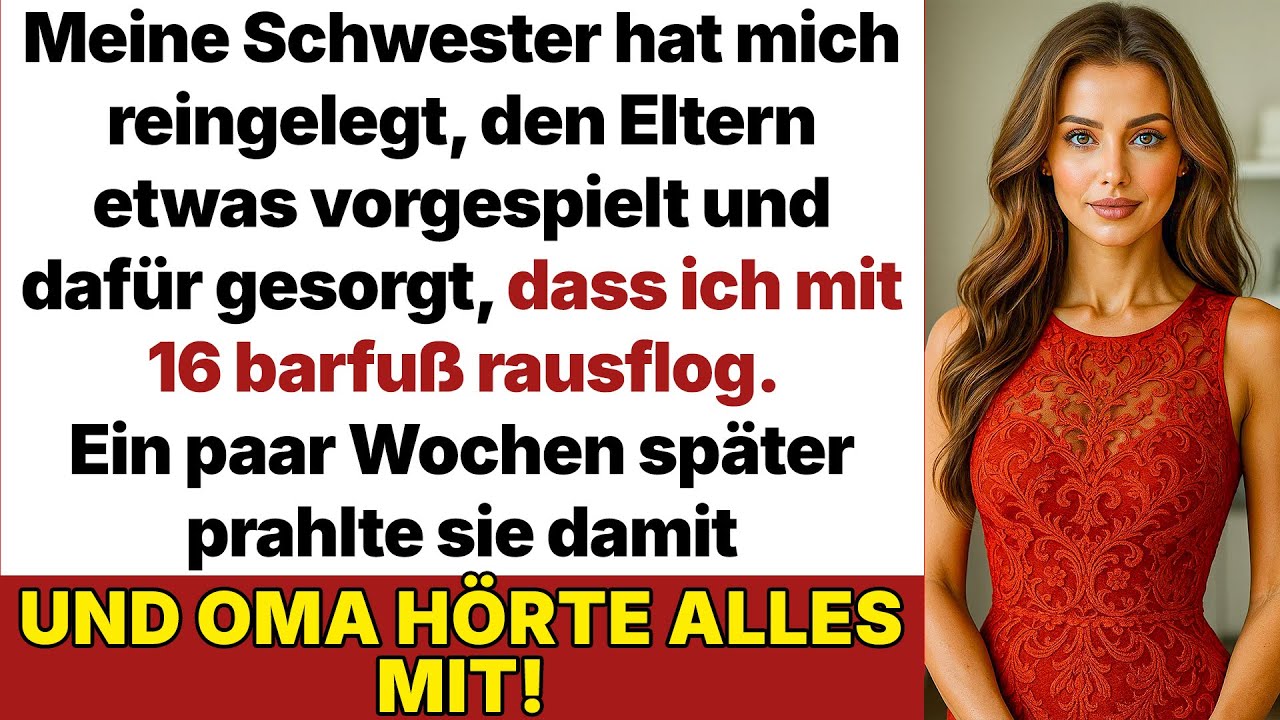 Meine Schwester stellte mich bloß, heulte vor unseren Eltern – und ich flog mit 16 barfuß raus!