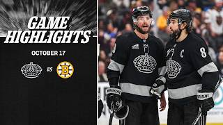HIGHLIGHTS: LA Kings vs Boston Bruins | 10.17.26 | NHL Regular Season