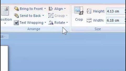 How to align a picture in a document