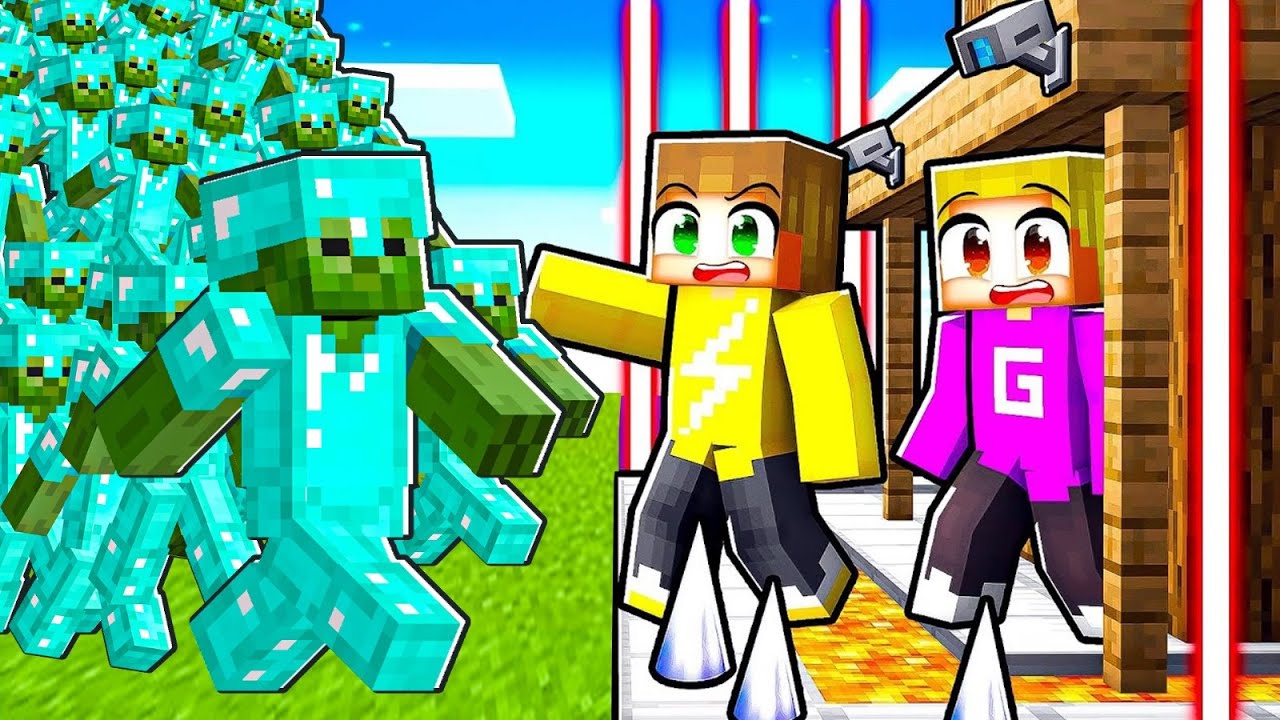 1000 STERKSTE ZOMBIES vs VEILGSTE HUIS!