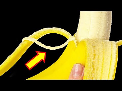 فيديو: لماذا لا يمكنك إزالة الخيوط من الموز