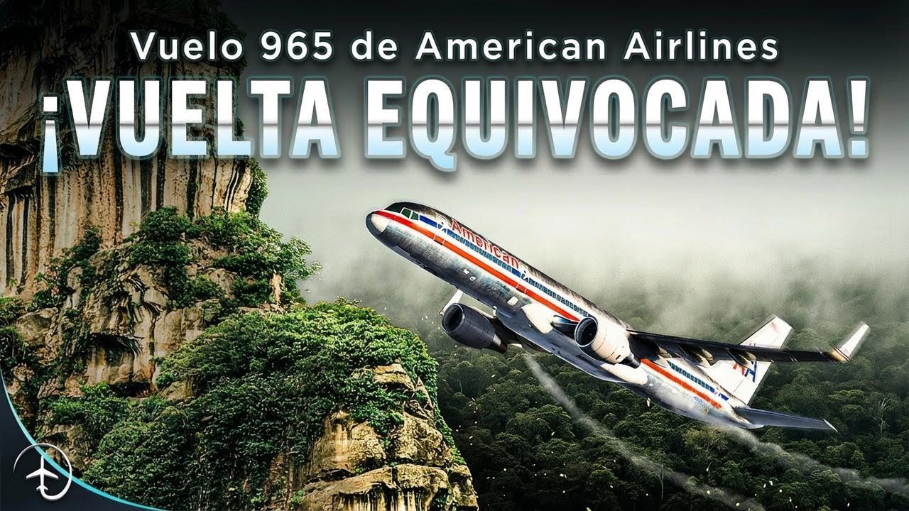 Esto les costó TODO: El vuelo 965 de American Airlines