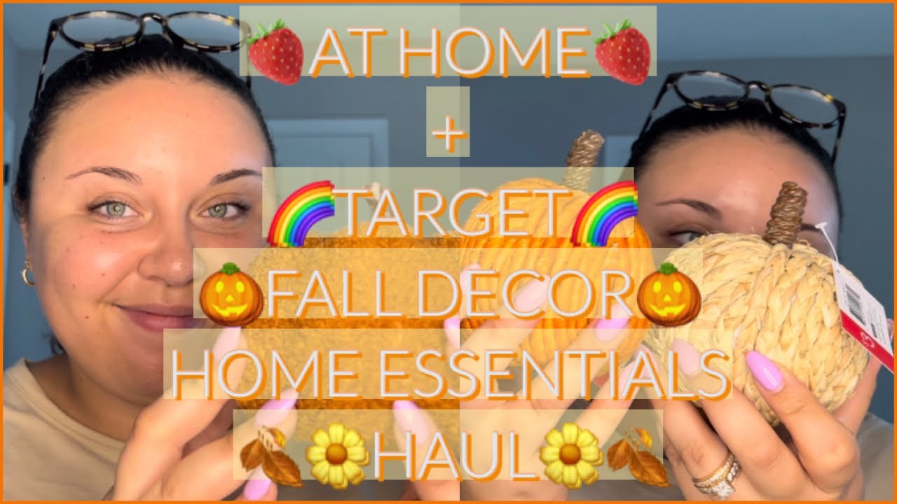 TARGET & AT HOME FALL HOME DECOR/HOME ESSENTIALS HAUL