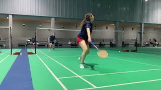 ตีเดี่ยวครึ่งสนาม | Badminjai badminton