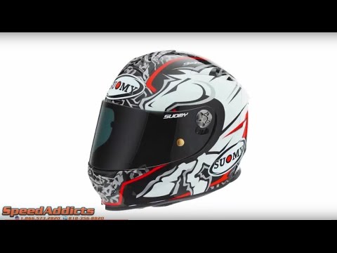 Suomy SR Sport Doivizioso Black Helmet at SpeedAddicts.com - YouTube