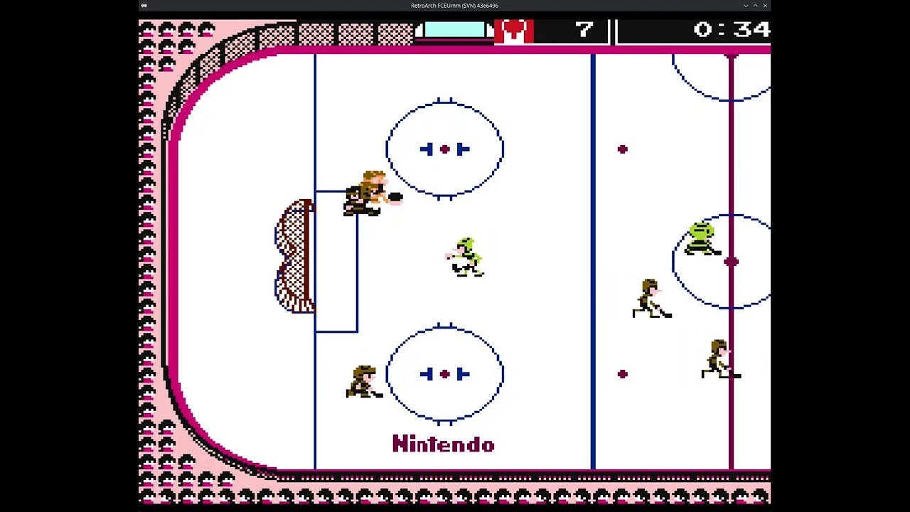 Playing Classic Ice Hockey on the NES