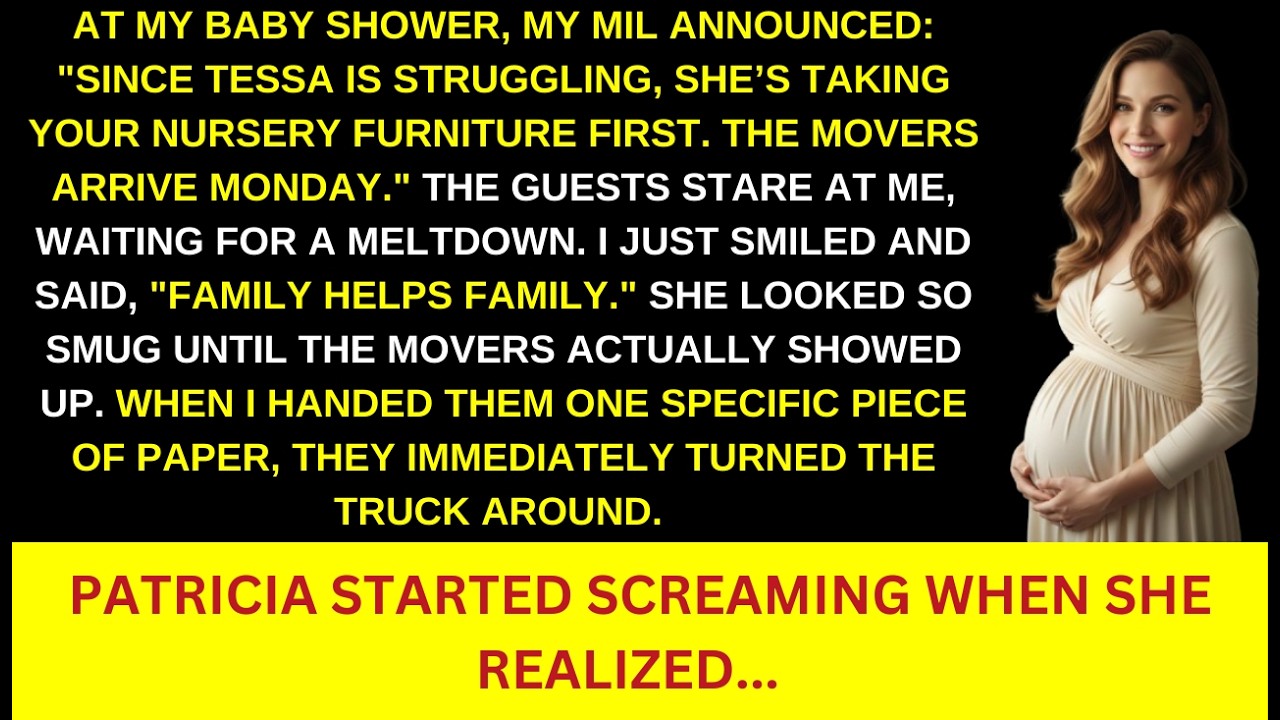 “At My Baby Shower, My MIL Gave the Nursery to My SIL  I Let Her ”