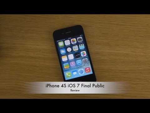 iPhone 4S iOS 7 Final Public - Review