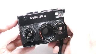 Rollei 35S Sonnar ローライ ゾナー 40mmF2.8 2.8/40 HFT ブラック+フード+フィルター