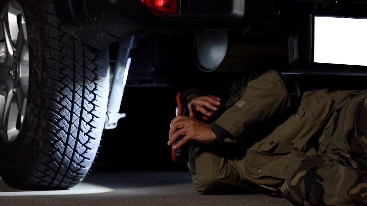 Rechargeable Inspection light with Magnetic Base 1000 Lumens Floodlight Waterproof for Mechanics