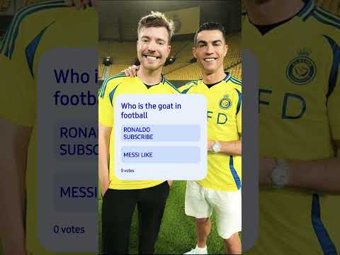 who is the goat in football #ronaldo #messi #shorts #football