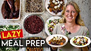 LAZY PLANTBASED MEAL PREP HACKS FOR A WEEK (What I Eat in a Day)