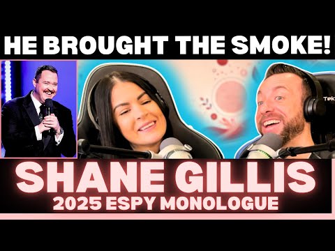 THE AUDIENCE WASN'T READY! First time reaction to Shane Gillis' opening monologue at the 2025 ESPYS!
