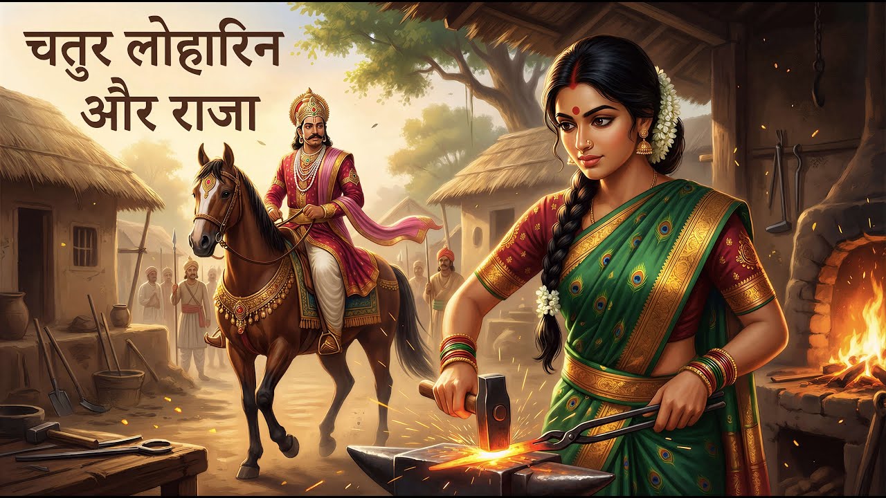 राजा और चतुर लोहारीन की रोचक कहानी | Raja aur Loharin ki Kahani | Hindi Kahani | Devotional Story