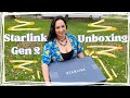 Starlink Gen 2 Unboxing  #starlink