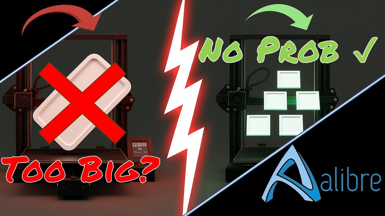 Печатайте БОЛЬШЕ, чем ваш 3D-принтер! ⏩Фокус «Блуждающий квадрат» ⏪