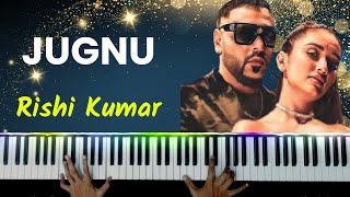 Jugnu Piano Instrumental | Ringtone | Karaoke With Lyrics | @badshahlive | Notes | Hindi Song Keyboard screenshot 5