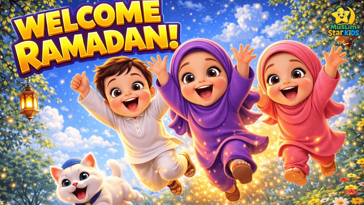 🔴 LIVE Islamic Kids Songs | Ramadan is Here | Muslim Rhymes Compilation