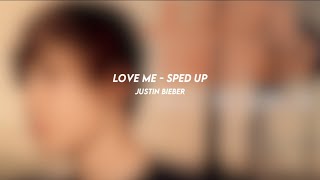 Download Lagu love me - justin bieber (sped up) MP3