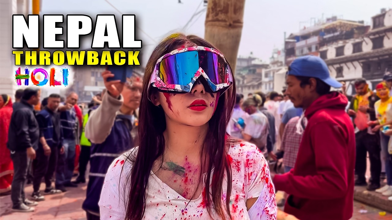 🇳🇵CRAZY HOLI in Kathmandu | This Crowd Was INSANE!