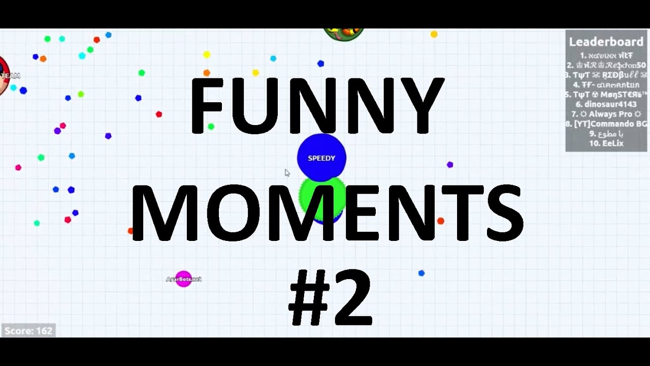 Funny moments, trollings, fails. (Agar.io funny moments) #2