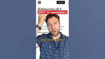 Read THESE AI newsletters 👌 #ai #news #newsletters #aitools #chatgpt #shorts
