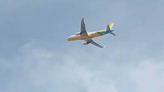 Cebu Pacific RP-C4102 Airbus A320-214 Takeoff from Zamboanga City