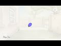 Blue ball bounce