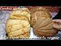 Conchas sin huevo panadería mexicana