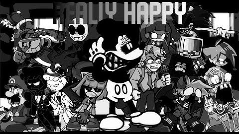 REALLY HAPPY but Different Characters Sing It  (FNF REALLY HAPPY but Everyone Sings It)