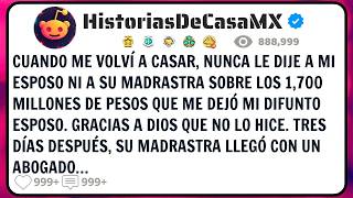 Nunca le dije de mis 1,700 millones de pesos. A los 3 días su madrastra llegó con un abogado