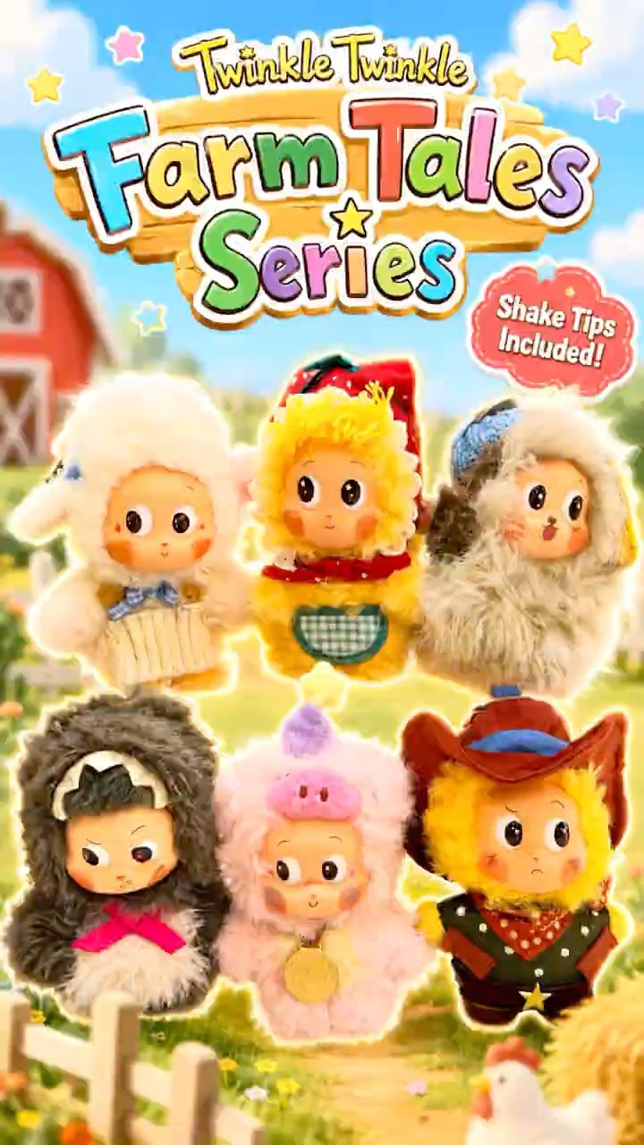POP MART Twinkle Twinkle Farm Tales 🌾 All 6 + Shake Tips‬