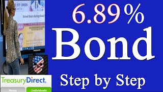 Bonds for beginners, step by step, earn 6.89% on ibond. Series I bond explained, savings bond.