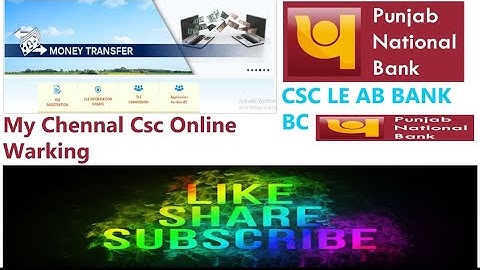 #Punjab National Bank Bc Csc New Update #bank #bankbc #csc