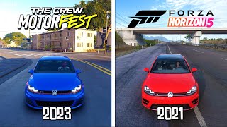 The Crew Motorfest vs. Forza Horizon 5 | VW Golf VII