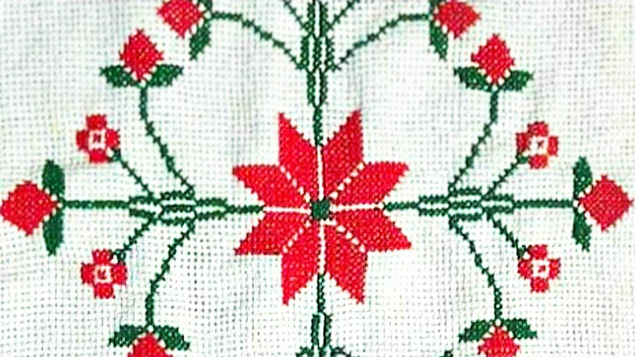 Dusuti chadar design ||cross stitch handmade home decoration