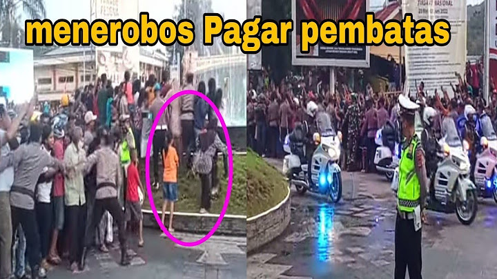 Antusias Warga Ende Menyambut Pak Jokowi