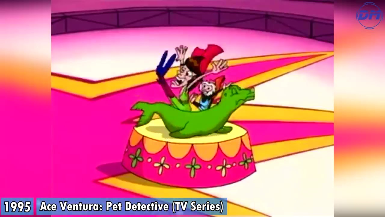 Ace Ventura Evolution in Movies & Cartoons.