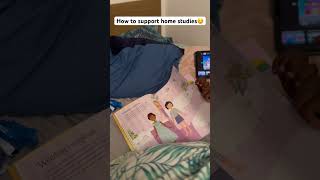 Supporting children’s learning as parents ✌️#shorts #abroad #homelearning #makeba