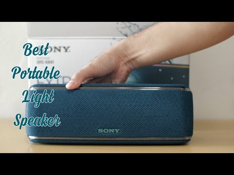 Video: Speaker Portabel Sony: Speaker Bluetooth Nirkabel SRS-XB41 Dengan Musik Ringan Dan Speaker Portabel Lainnya