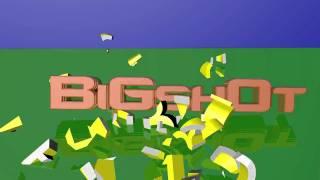 C4D exploding text intro R12