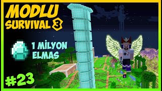 1 MİLYON ELMAS , OTOMASYON ve ELMAS KULESİ    Modlu Survival S3 _ #23