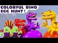 Funny Funlings learn colors with Hide and Seek colorful Dinosaur Eggs with Thomas The Train TT4U