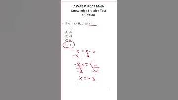 Solving Equations: ASVAB/PiCAT Math Knowledge Practice Test Question #acetheasvab with #grammarhero