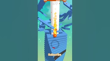 stack ball 🏀 level 48-49-50 🔥 Gameplay #shots #stackball #tranding #games #stack #ball #gameplay