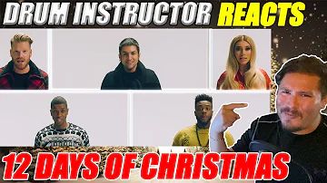 Drum Teacher Reacts to Pentatonix - 12 Days of Christmas