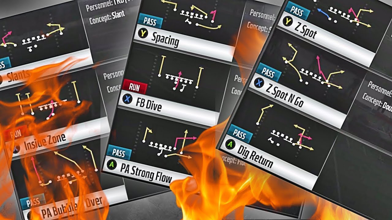 THE BEST CUSTOM PLAYBOOK FOR MADDEN 18 | THE BEST EXPLOSIVE PLAYS IN MADDEN 18