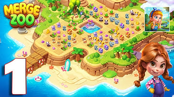 Fantasy Merge Zoo - Gameplay Walkthrough Part 1 (iOS, Android)