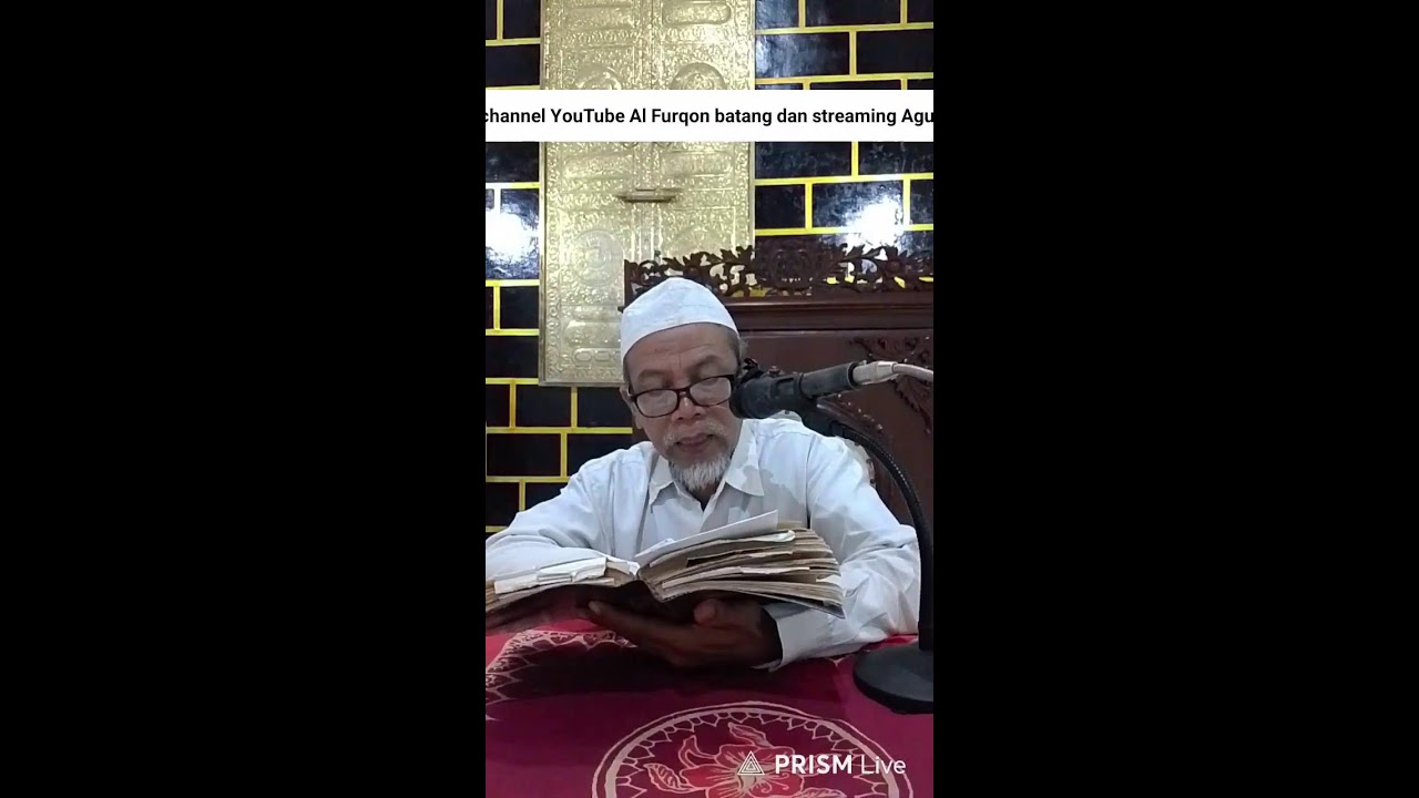 Live kajian badhal magrib masjid al furqon karangsem utarA batang ustad tugimin