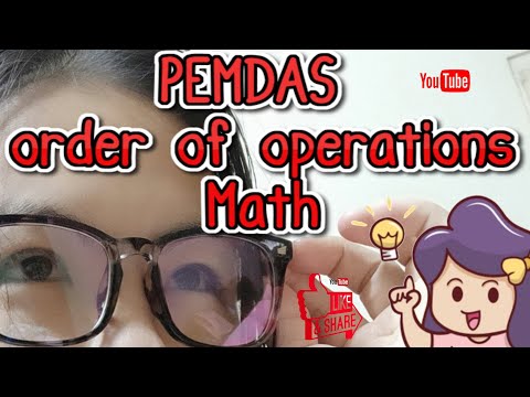 PEMDAS|ORDER OF OPERATIONS|MATH|SERIES OF OPERATIONS